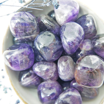 Shop ethically sourced dream amethyst tumbles from brazil by tsukiyo singapore