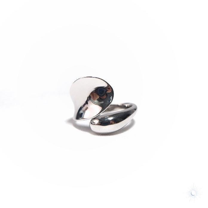 Detailed picture of modern minimalist design ring for Singapore