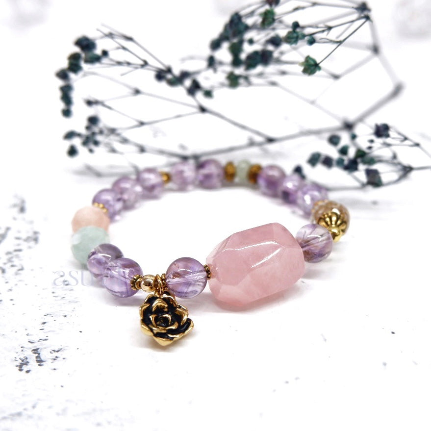 Full view of Time for Tea Tranquility bracelet by Astral by Tsukiyo